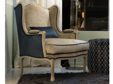 9196 P - Bergere fabric armchair with armrests by SCAPPINI & C - view 2